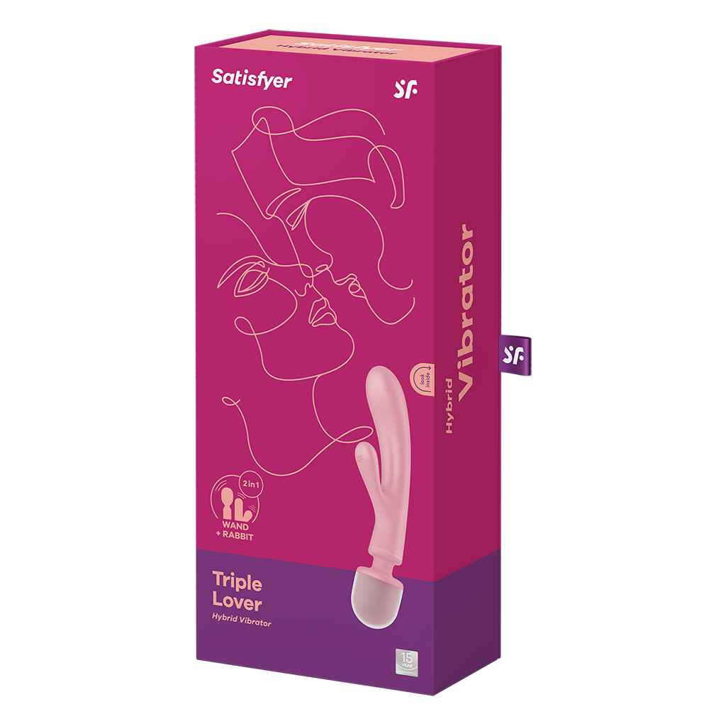 Satisfyer Triple Lover Vibrador conejito Satisfyer 6