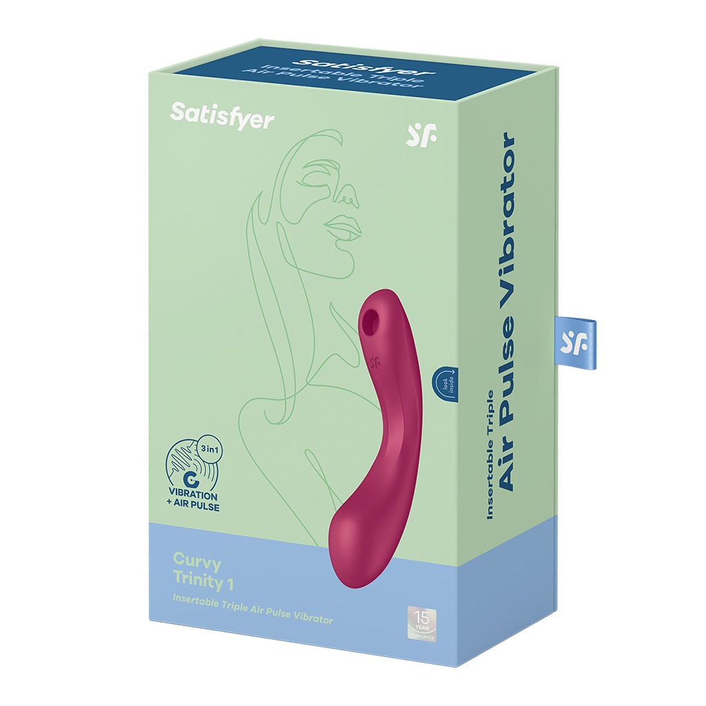 Satisfyer Curvy Trinity 1 Vibrador vaginal con succión Satisfyer 4