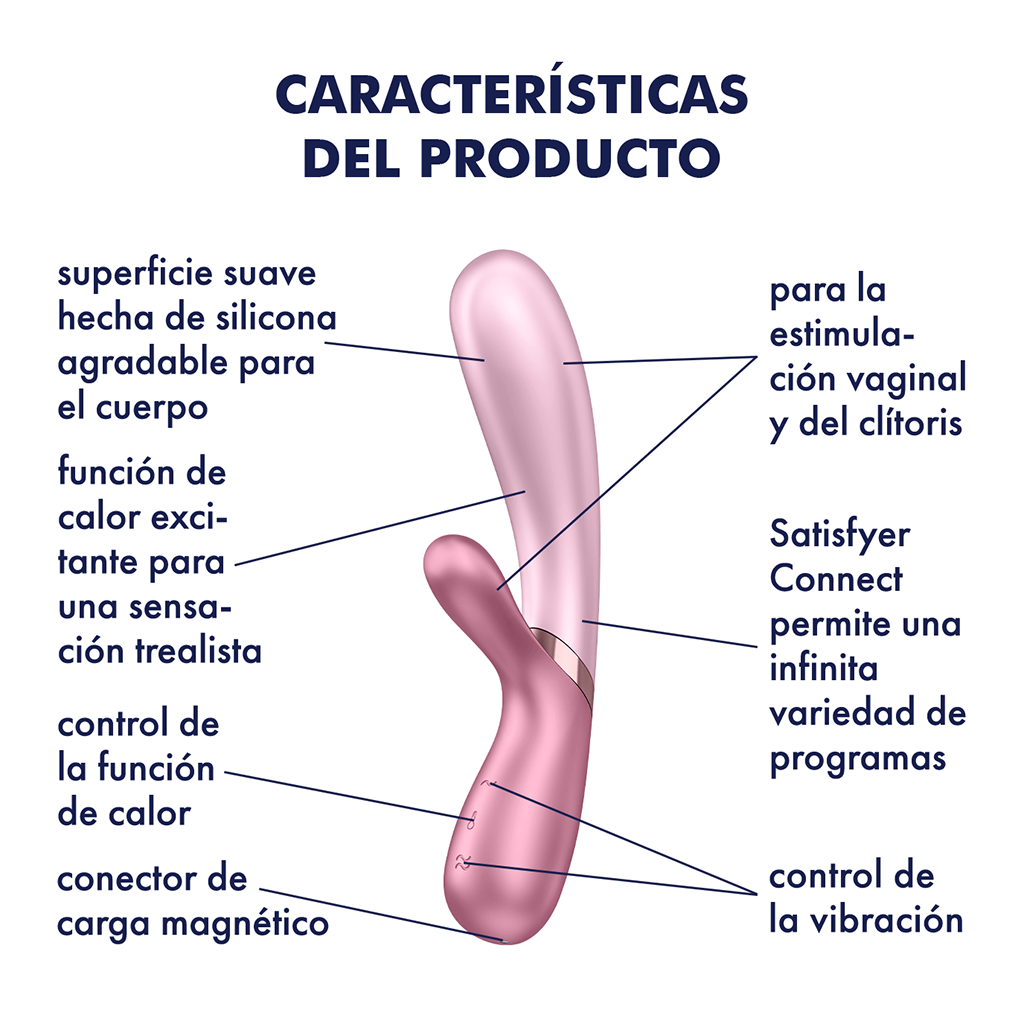 Satisfyer Hot Lover Connect App Vibrador conejito Satisfyer 4